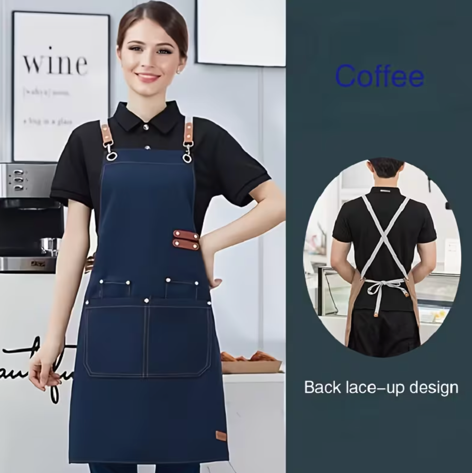 Multi-Pocket Apron