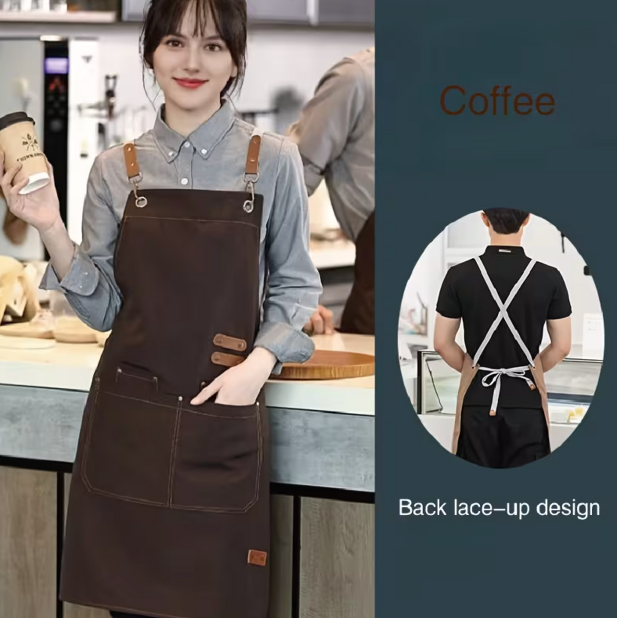 Multi-Pocket Apron
