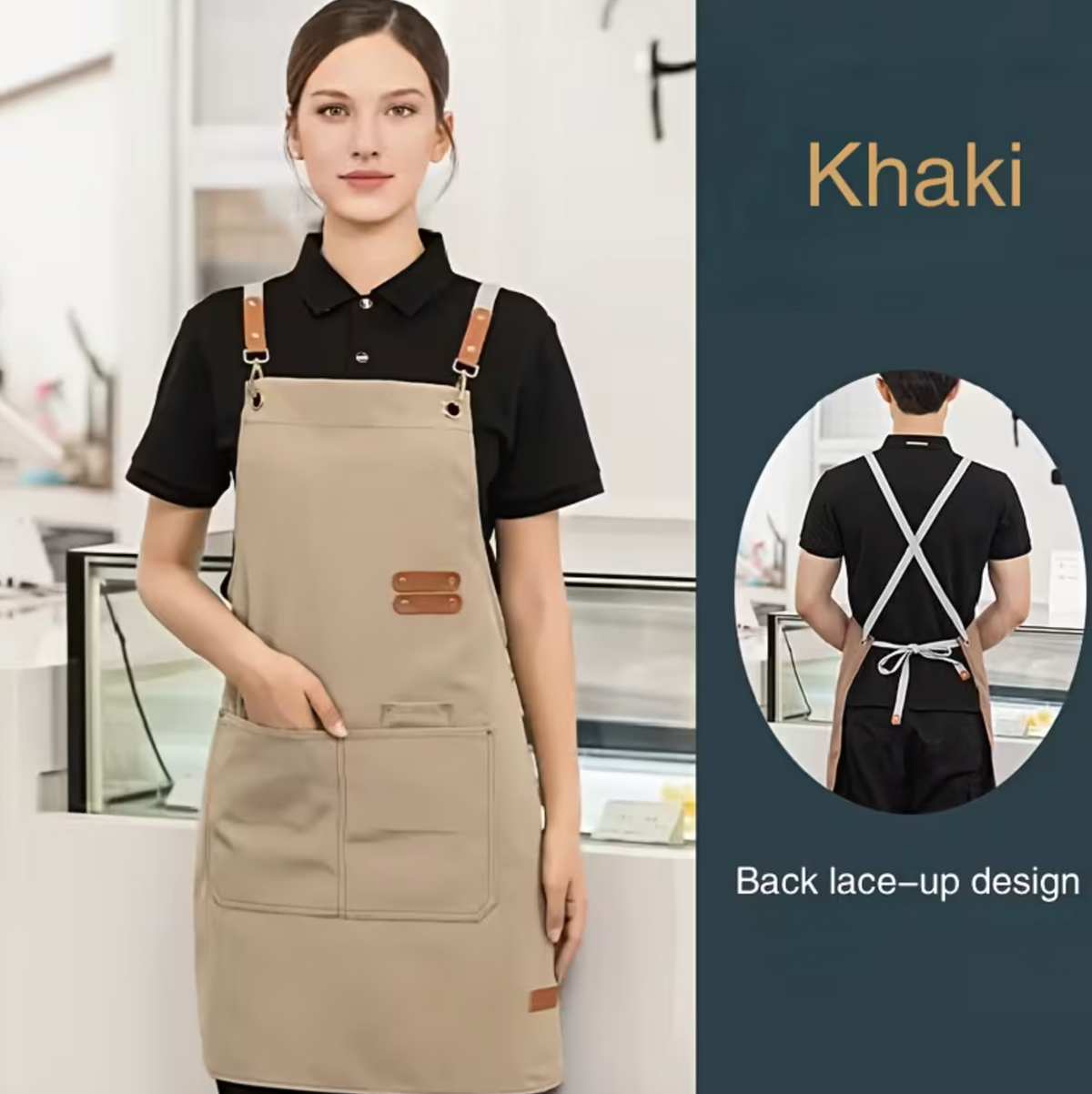Multi-Pocket Apron