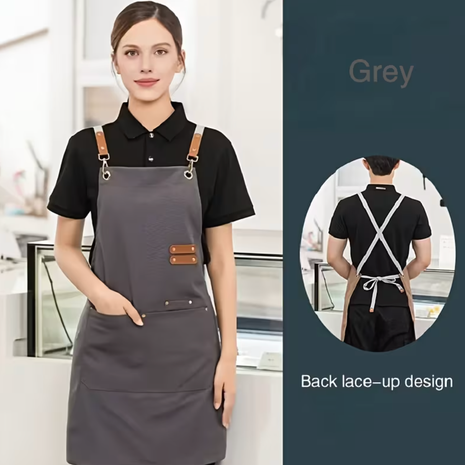 Multi-Pocket Apron